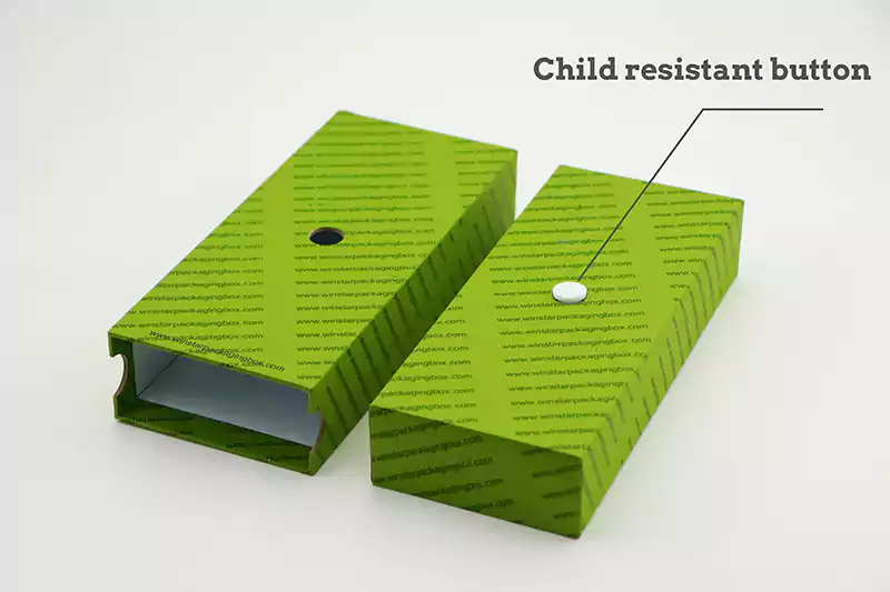 CBD boxes with child resistant function