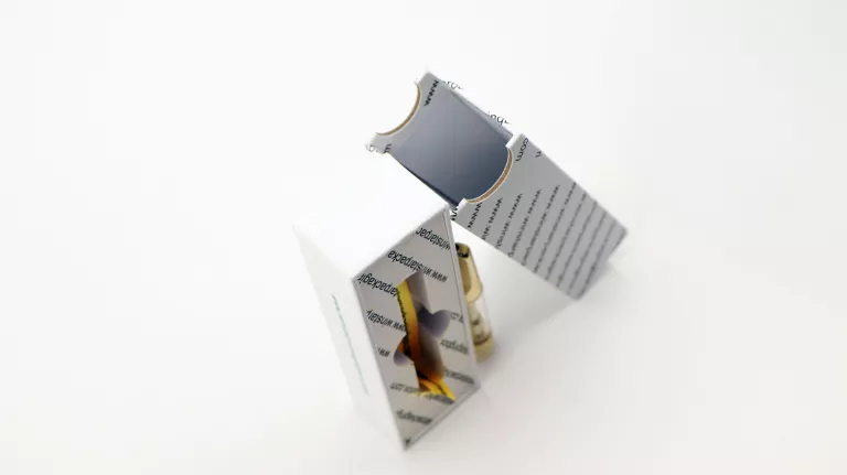 1mg Child resistant Vape Cartridge Packaging boxes