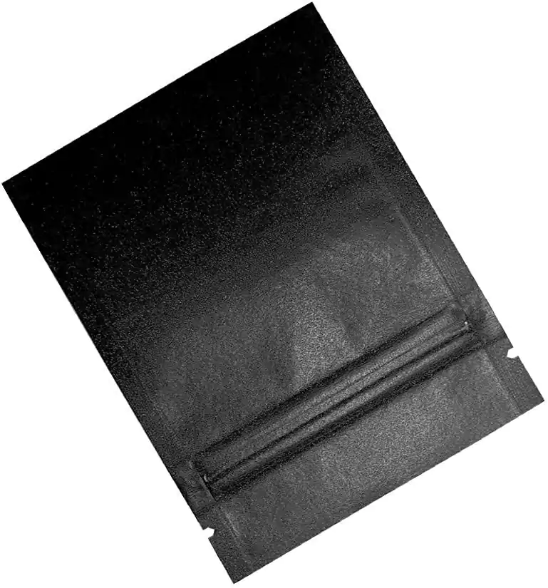 Small Black Kraft Resealable CBD Packaging Bags 2.7 x 3.5 Inches