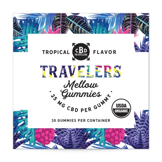 3 x 3 Tropical Dreams Cannabis Label Template