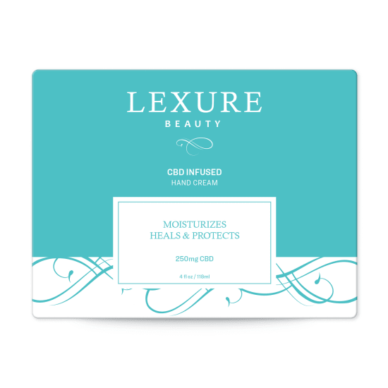 3-1/3 x 4 Luxury Teal Cannabis Label Template