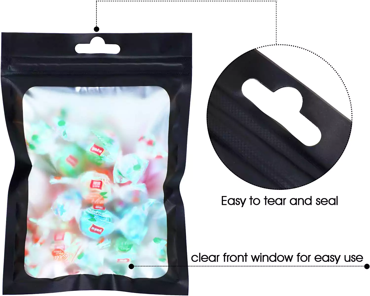 420 Smell Proof Bags with Zipper for Weed & Candy