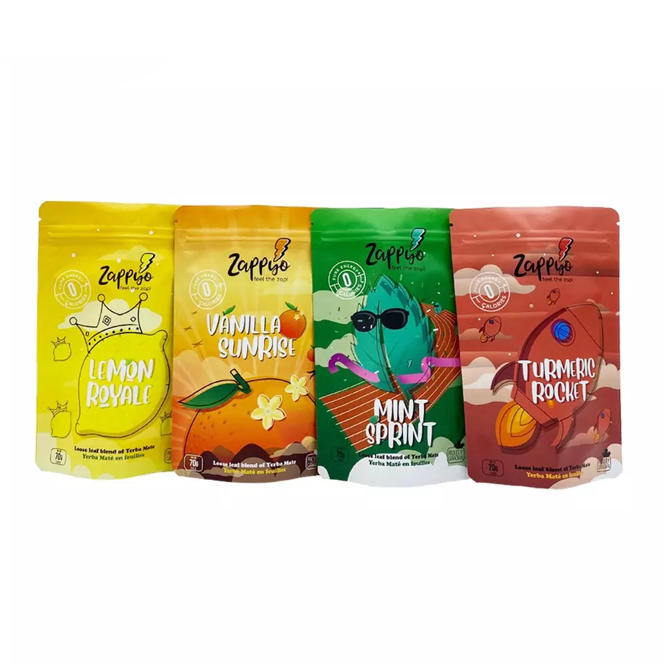 CBD Gummy Candy Packaging Stand Up Food Bag 7g 14g 28g