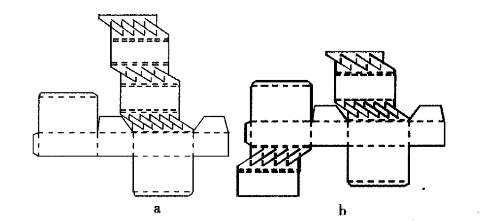 Multi-spacing linercarton