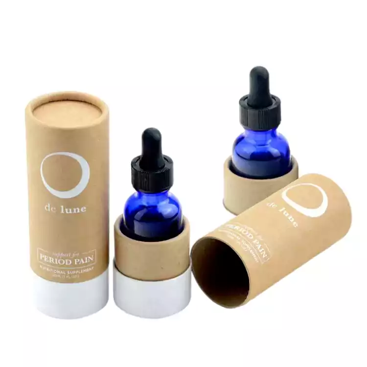 Empty CBD Essential Oil Bottle Packaging