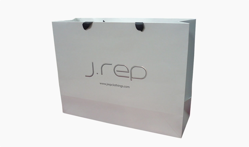 Paper Bag With Embossed Logo