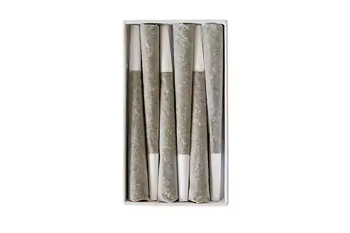 Unbranded White Child-Resistant Pre-roll Packs