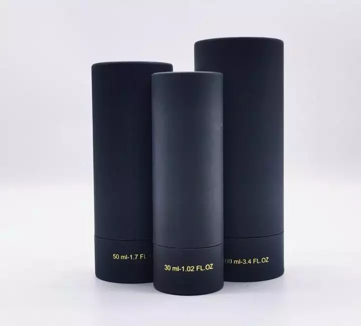 Cylindrical Paper Packaging Box For CBD Intensive Relief Rub