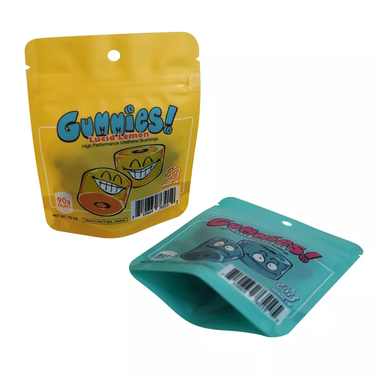 Hemp Zipper CBD Edible Bags/Gummies Bags