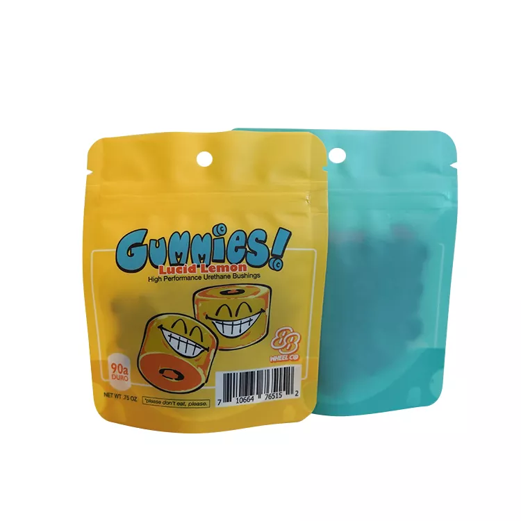 Hemp Zipper CBD Edible Bags/Gummies Bags