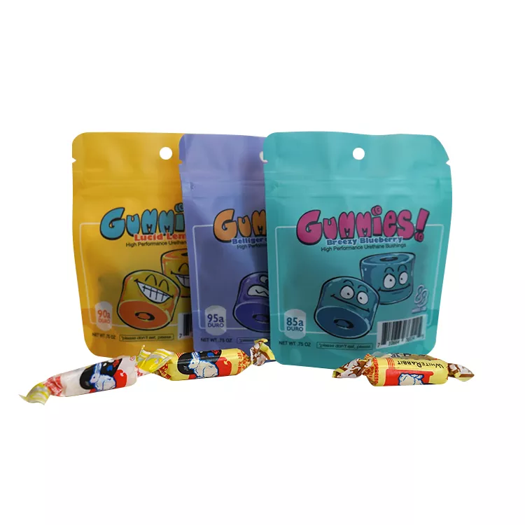 Hemp Zipper CBD Edible Bags/Gummies Bags