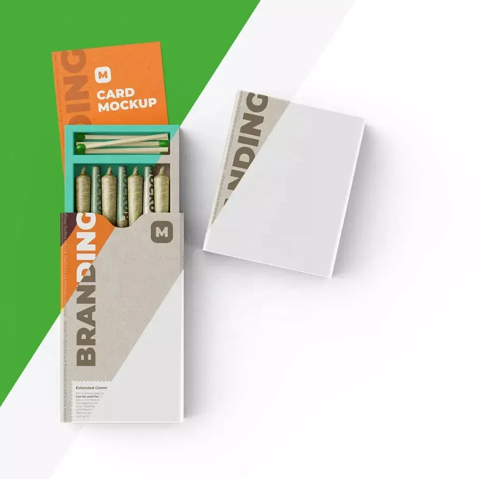 Child Resistant Pre Roll Box With Matches