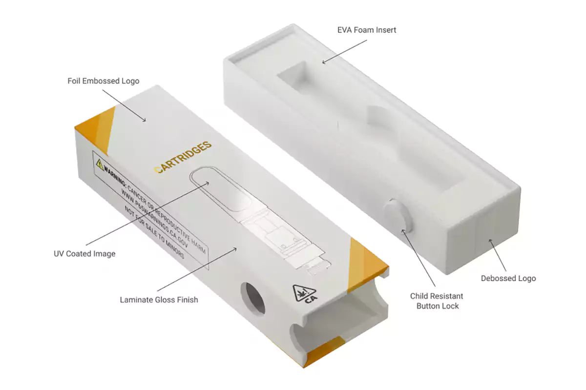 Custom CR Vape Cartridge Packaging