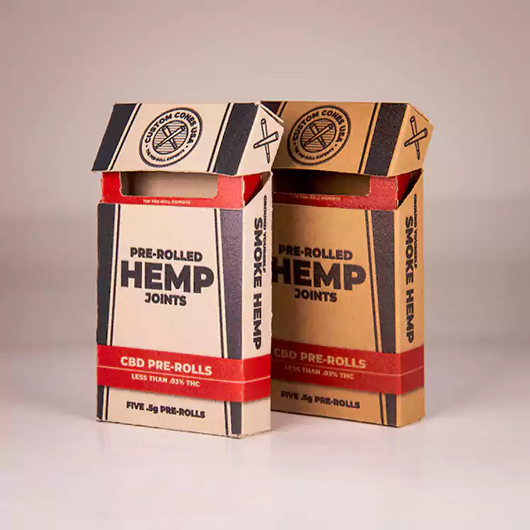 Pre Roll Boxes for Medicinal Herbs Cigarettes [Multi-Picture]