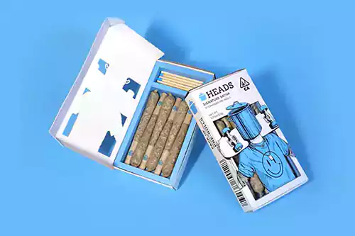 Artistic Packaging for Premium Pre-Rolled Joints