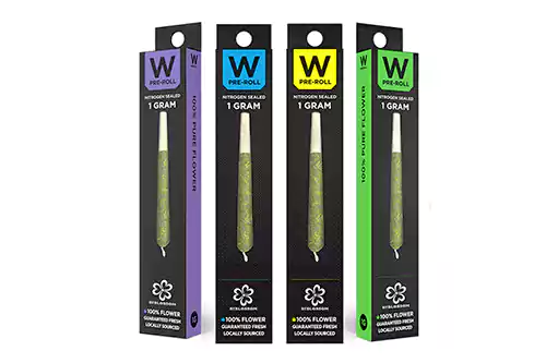 Pre Roll Packaging with Labels