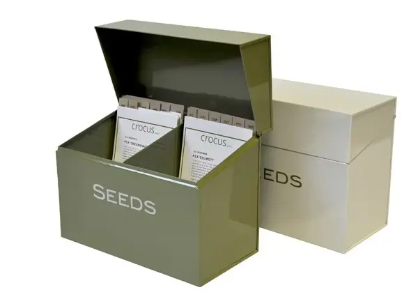 Cannabis Seed Storage Box with Calendar