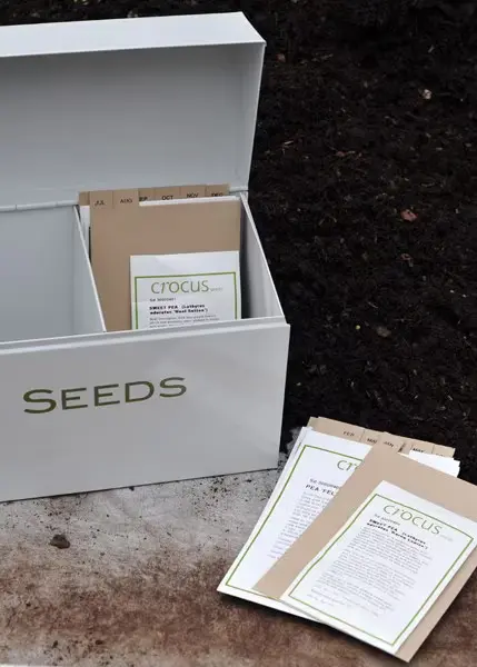 Cannabis Seed Storage Box with Calendar