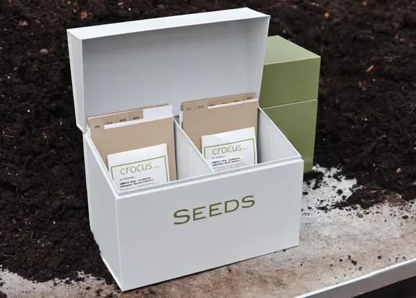 Cannabis Seed Storage Box with Calendar