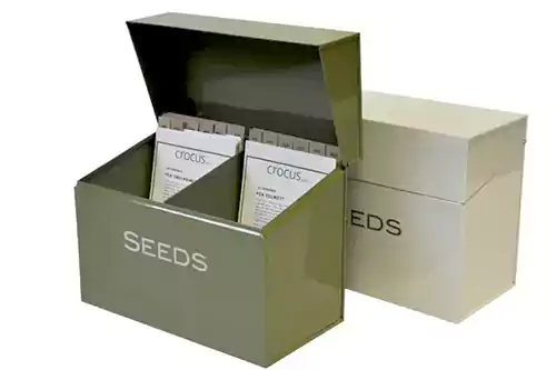 Cannabis Seed Storage Box with Calendar