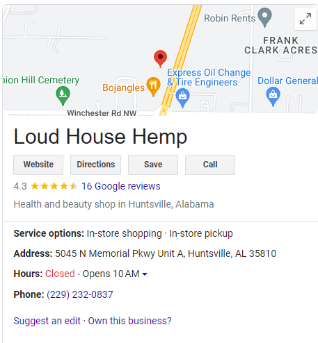 loud house hemp location