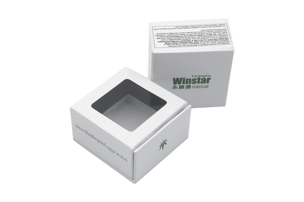 Concentrate Container Magnetic Box with Display Window - 420 Packaging