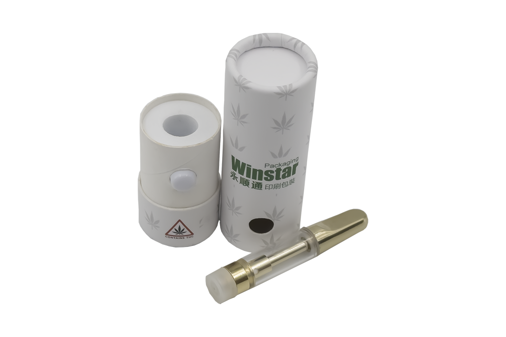 Cylindrical Paper E-cigarette Cartridge Box