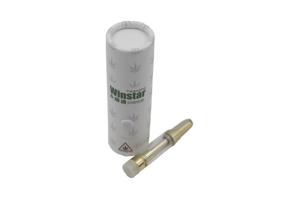Cylindrical Paper E-cigarette Cartridge Box