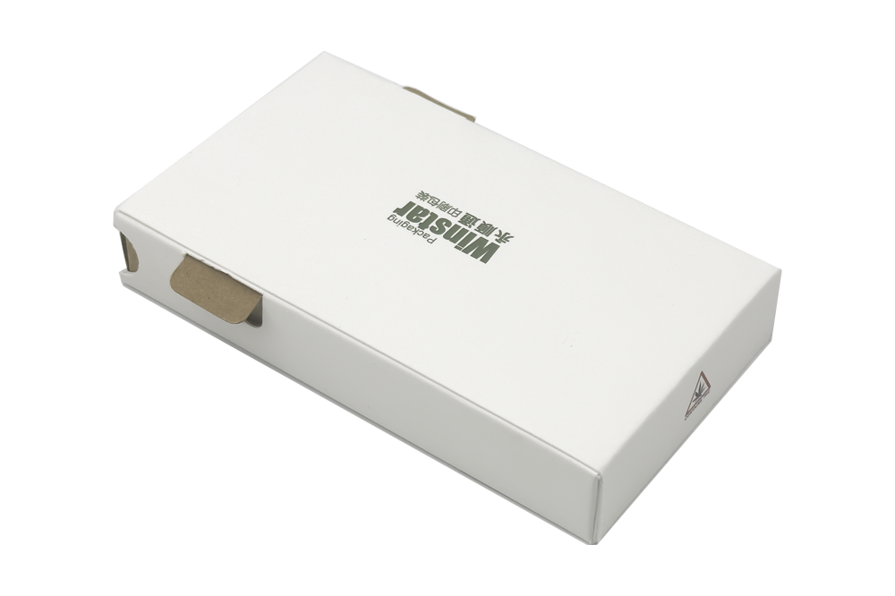 Pure Paper White Child Proof Pre Rolls Box with Match Zone