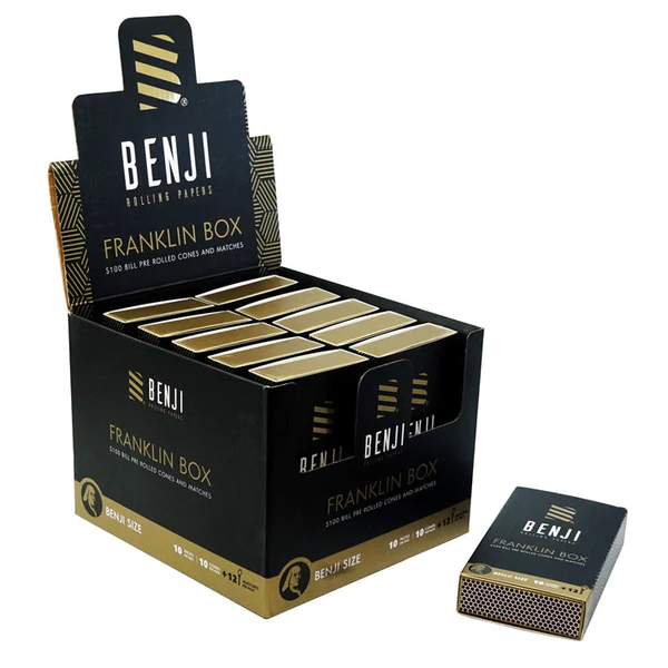 Franklin Pre-Roll Box Packaging with Matches