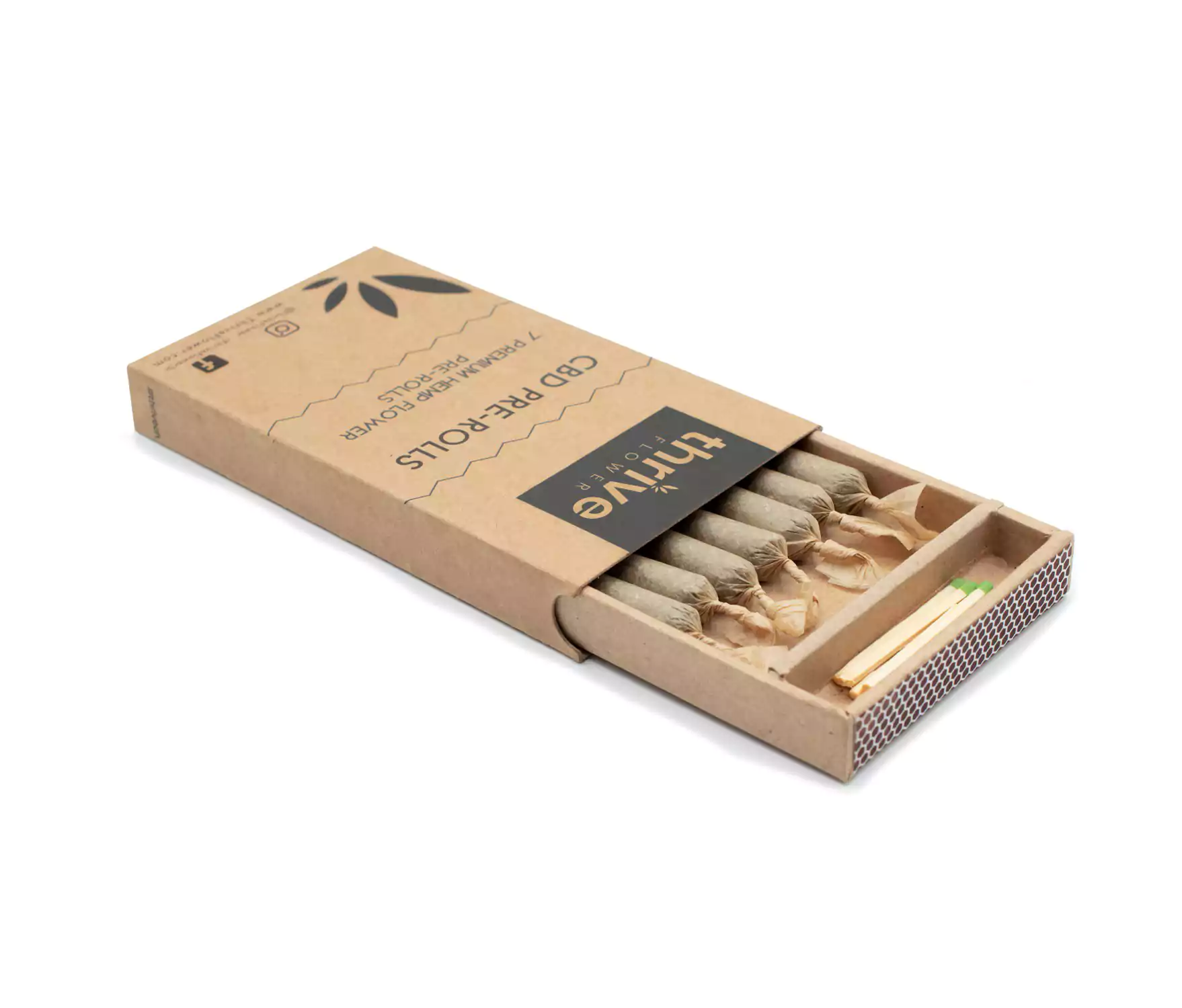 Franklin Pre-Roll Box Packaging with Matches