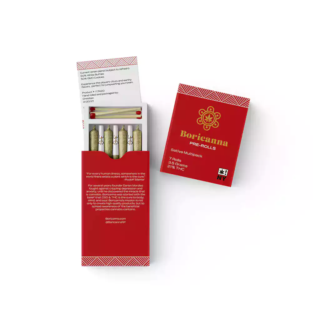 New Design Eco-Friendly Custom Recyclable Pre Roll Packaging Box with Maches Zone