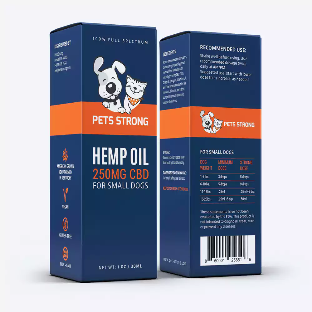 Pet CBD Tincture Packaging Boxes