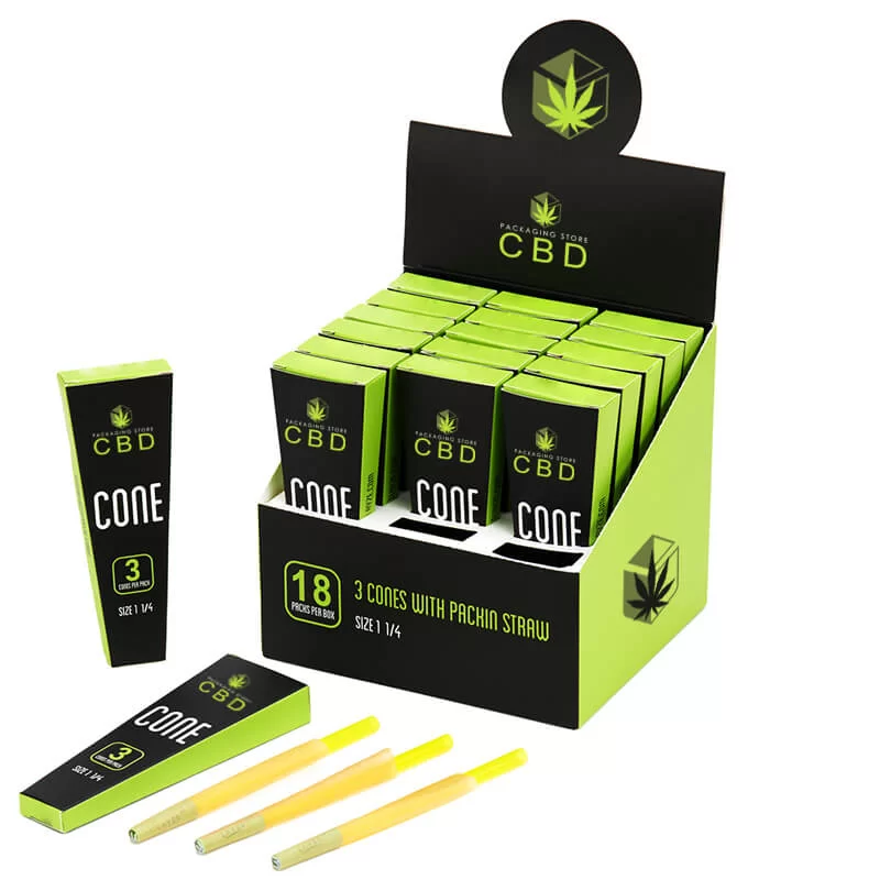 Custom CBD Pre Roll Display Boxes Wholesale