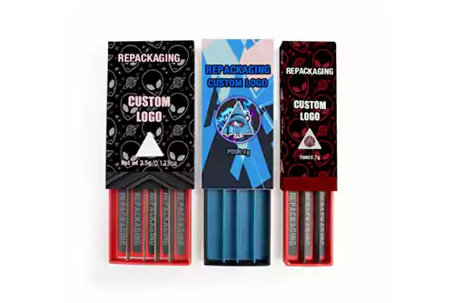 Low Price Factory Custom Logo Pre Roll Packaging Boxes