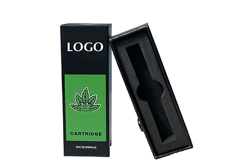 Childproof Cardboard Logo Printed Empty 1ml Cartridges Boxes