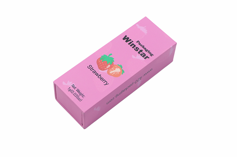 Strawberry Flavor Cannabis Vape Pen Boxes with Factory Price