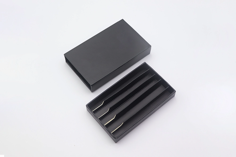 Black Pre Rolls Paper Drawer Box with Child-proof Button