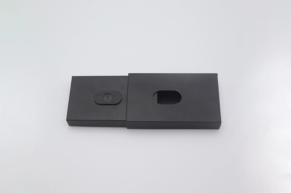 Black Pre Rolls Paper Drawer Box with Child-proof Button