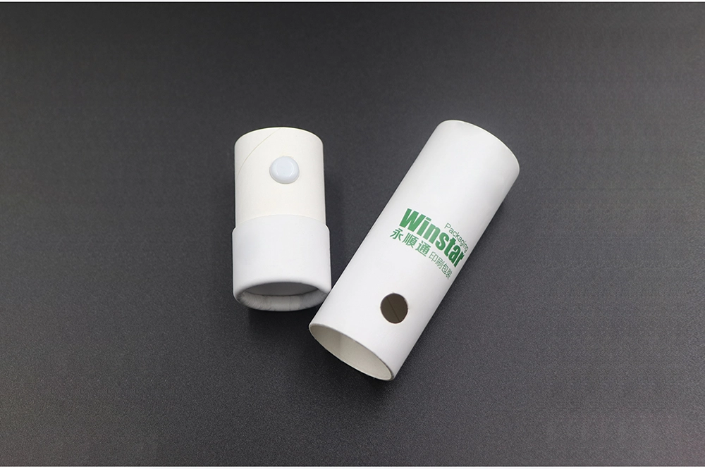 Cylindrical Electronic Cigarette Cartridge Paper Box with Child Lock