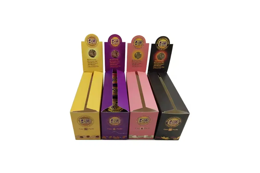 Candy Chocolate Product Pre Roll Packaging Counter Retail Cardboard Paper Display Boxes For Retail Store