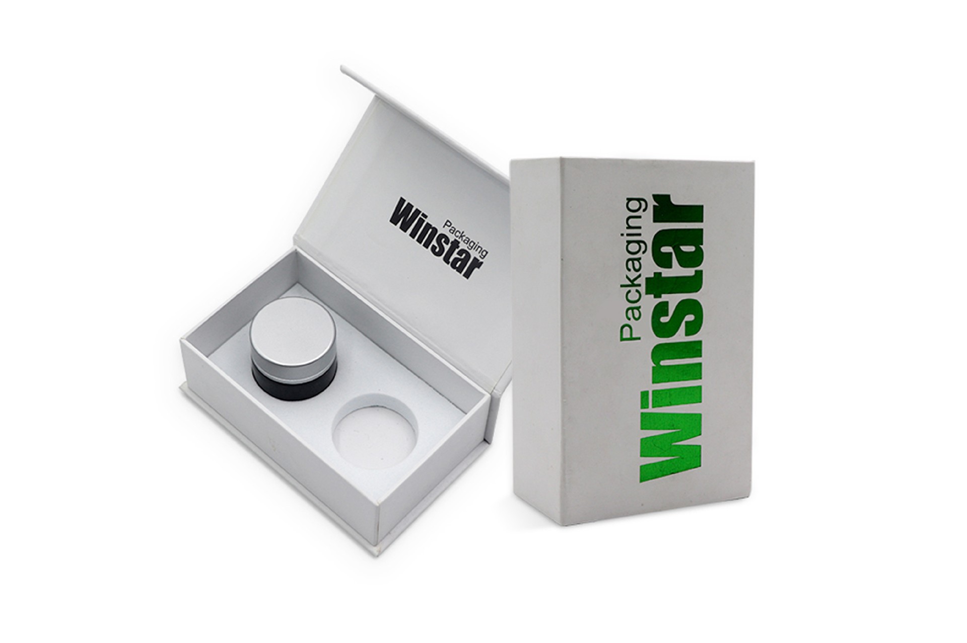 Custom Logo Double Jar Resin Packages Magnetic Flap Concentrate Packaging
