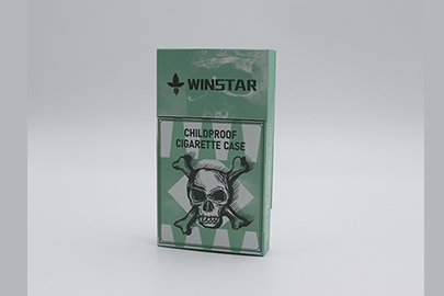 Flap Top Pre Roll Recycled Paper Box Green Color