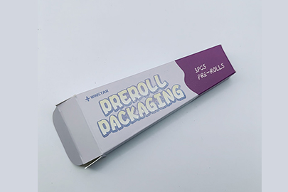 Pre Roll Packaging 3 Paper Preroll Cone Box Purple