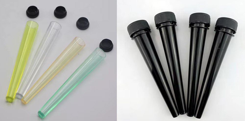 pre rolled plastic tube