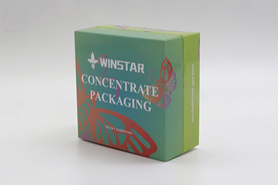 Hash Packaging Glass Wax Container With Paper Slot