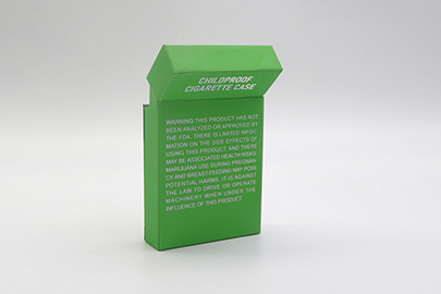 Luxury Pre Roll Packaging Green Child Proof Box