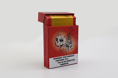 Pre Rolls Packaging Gold Foil Paper Cardboard