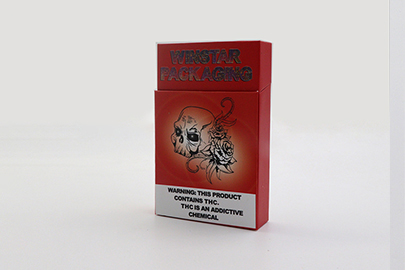 Pre Rolls Packaging Gold Foil Paper Cardboard