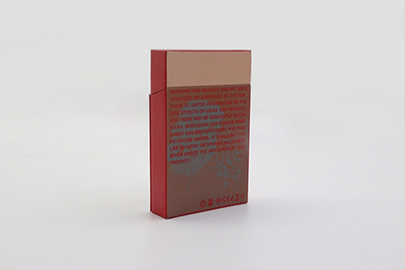 Pre Rolls Packaging Gold Foil Paper Cardboard